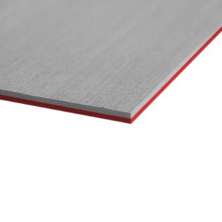 Two Color SeaDek Full Sheet &ndash; Brushed (40&Prime; x 80&Prime;) - Storm Gray / Ruby Red