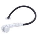 Deck-Mount Sprayer Small Chrome Sprayer, 6' Black Rubber Hose, Ultra-Low Profile Holder image number 1