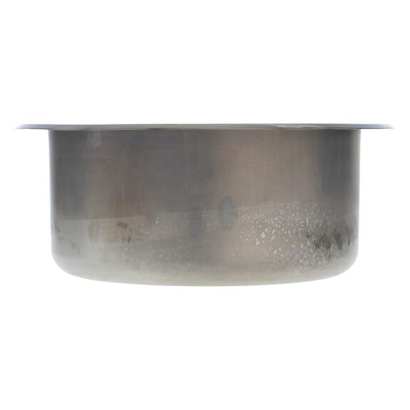 Cylinder Sink Ultra-Mirror Finish, 304 Stainless Steel, 2" Drain, SoundKOTE image number 2