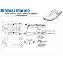 RIB-310 Fiberglass Single Floor Inflatable Boat, 10ft 2in Length, Hypalon UV Resistant Material, 1144lb Capacity image number 1