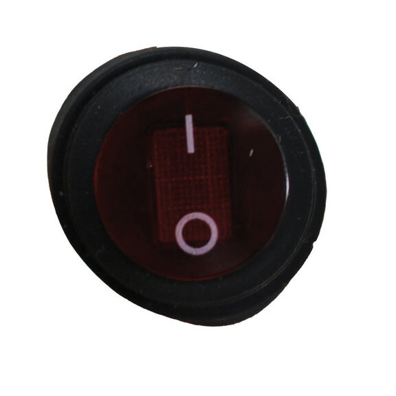 Waterproof LED Rocker Switch 12V 12A Red image number 1