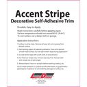 Premium 1/4" X 50' Single Pinstripe - Charcoal Metallic image number 2