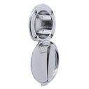 Recessed Cup & Lid Set All Plastic Chrome image number 6