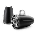 M6-880ETXv3-Sb-S-GmTi-i 8.8" Enclosed Marine Coaxial Speaker System, Satin Black, Gunmetal and Titanium Sport Grille with RGB LED Lighting image number 5