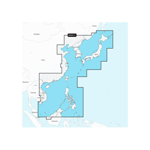 Navionics+ AE011L China Sea and Japan, Electronic Chart image number 0