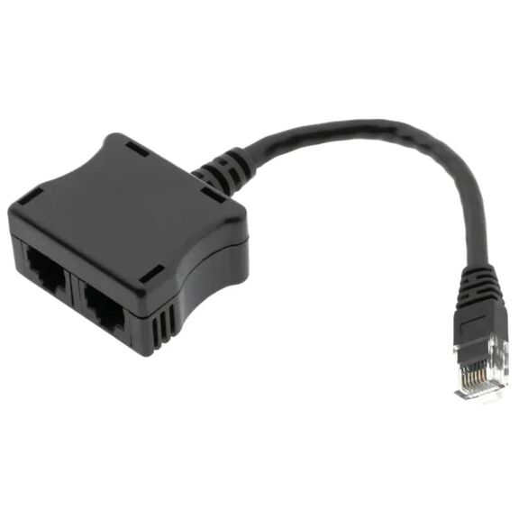 Victron Energy RJ45-splitter 1xRJ45 male/15cm cable/2xRJ45 female image number 0