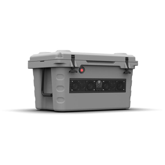 Wet Sounds SHIVR-55-GRY 58 Quart Ice Chest in Grey with Built in Powered Bluetooth Soundbar image number 3