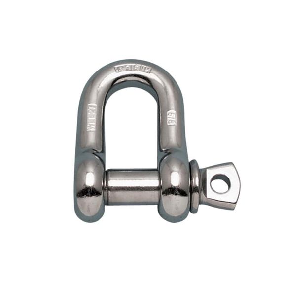 Chain Shackle FS W/Screw Pin, 3/8" 316 NM image number 0