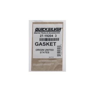 Quicksilver 192043 Water Pump Base Gasket, Mercury, 6-15hp 2-Stroke and 9.9-15hp 4-Stroke