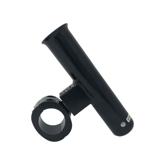 Aluminum Vertical Clamp-On Rod Holder, Fits 1.90" Measured Outside Diameter, Black image number 0