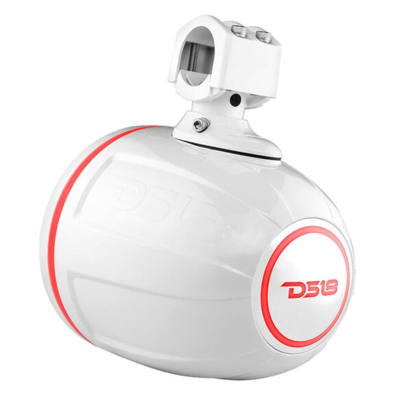 HYDRO 8" Marine Tower Speakers PRO-HY8.4 Included and CS8 Cover, White image number 1