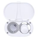Aidack Transom Shower Hot/Cold Mixer, Arctic White Cup & Lid, Small Arctic White Sprayer, 6' Stainless Steel Hose, Chrome Aidack Handle image number 3