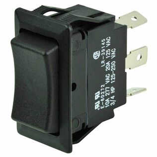 Rocker Switch, (On)/Off/(On), SPDT