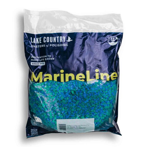 Marine Line 7.5in Double Sided Thread On Wool Blend  Cutting Pad image number 2