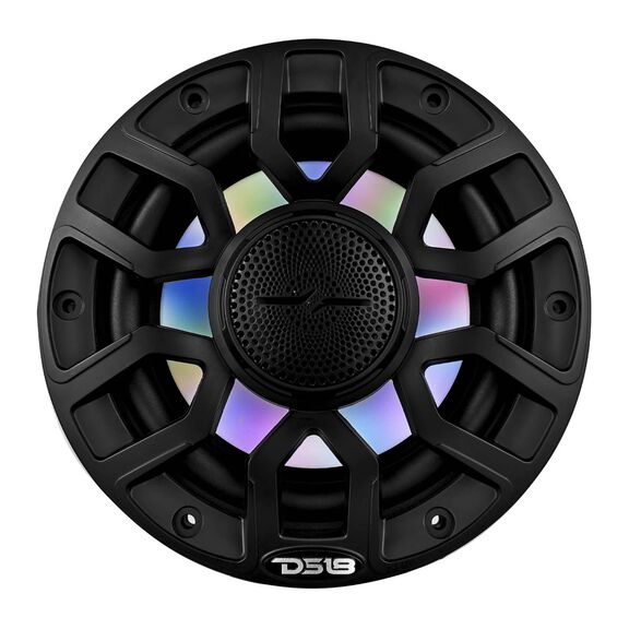 NXL&nbsp;6.5" 2-Way Coaxial Marine Speaker With Digital Led Lights And Bullet Tweeter, 150 Watts, 4-Ohm image number 2