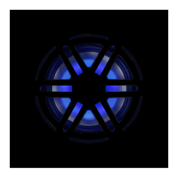 M3-650X-S-Gm-i 6.5" Marine Coaxial Speakers Gunmetal Sport Grilles with RGB LED Lighting image number 8