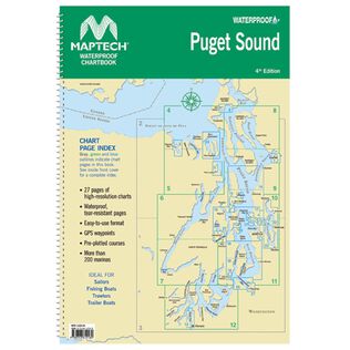 WPB1520-04WMDS Waterproof Chartbook Puget Sound, 4th Edition