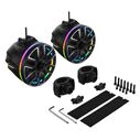 8&rdquo; Marine Short Tower Speaker With Neodymium Magnet, Kevlar Cone, Compression Driver And Digital LED Lights | 200W RMS 4-Ohm image number 6