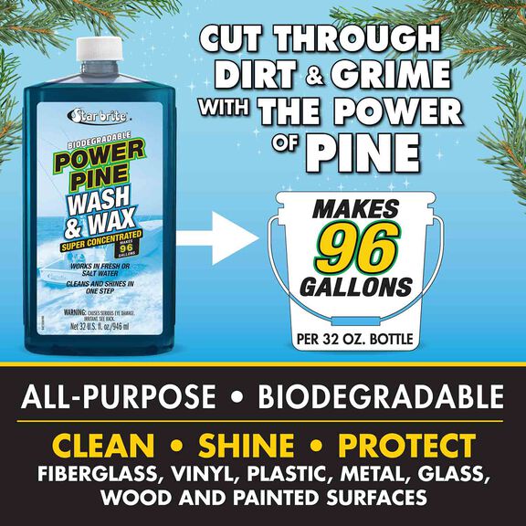 Power Pine Wash & Wax - Quart image number 4