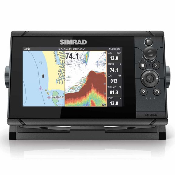 Cruise 7 Chartplotter/Fishfinder Combo with 83/200 Transducer and US Coastal Charts image number 0