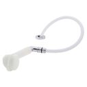 Deck-Mount Sprayer Large Warm White Sprayer w/Elbow, 10' White Rubber Hose, Low Profile Holder image number 1