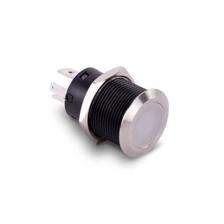 Push Button Switch, Blue Halo