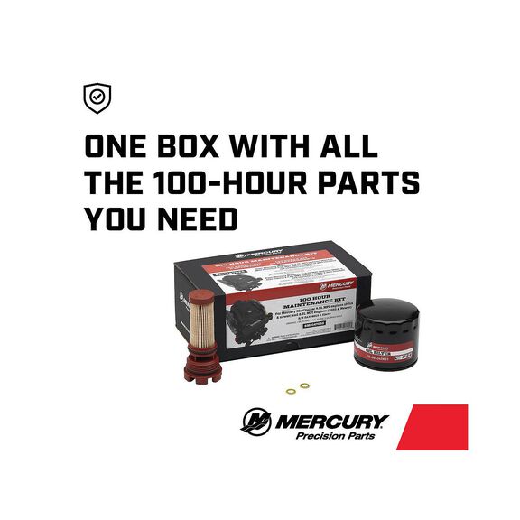 MerCruiser 4.5L V6 and 6.2L V8 Sterndrive and Inboard Engine 100 Hour Maintenance Kit image number 1