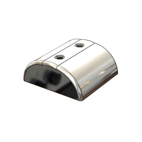 Stainless Steel Medium Dive Door SuproFlex End Cap image number 0