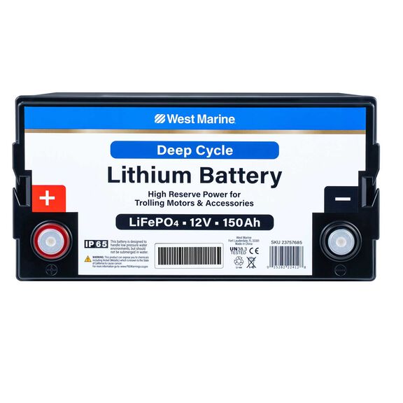 Group 31 Lithium Iron Phosphate Deep Cycle Battery, 12V 150Ah, ABYC Certified image number 2