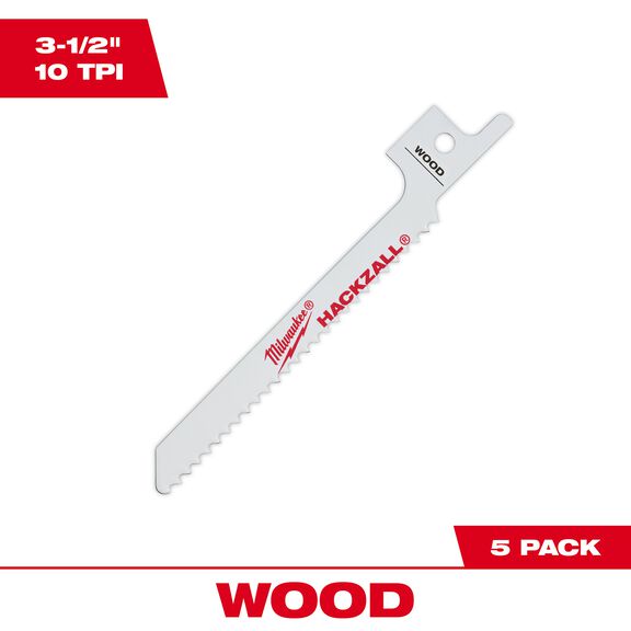M12 HACKZALL&reg; Bi-Metal Blade - Wood Scroll, 5 Pack image number 0