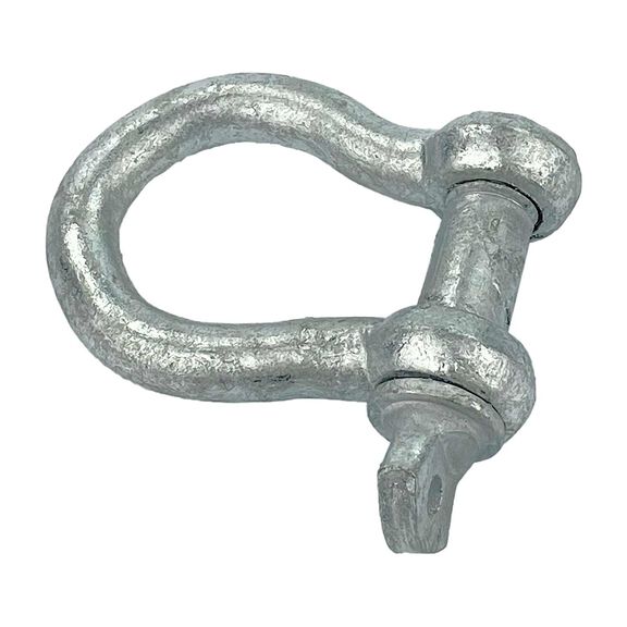 3/8" Anchor Shackle, Galvanized image number 1