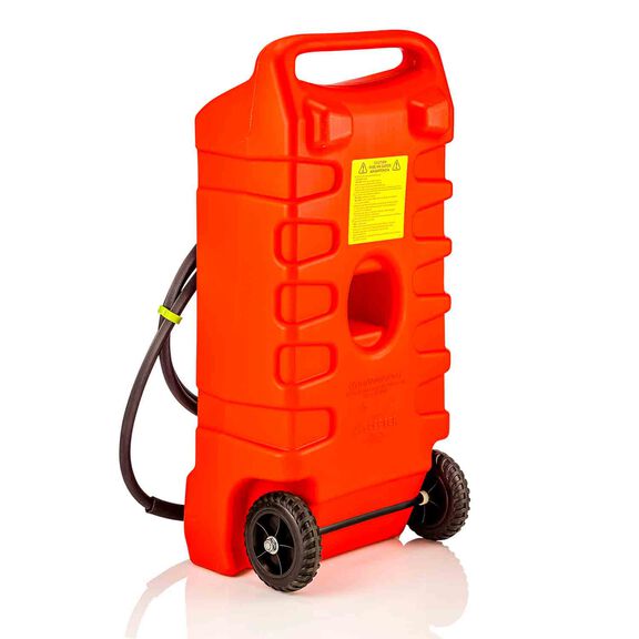 14 Gallon Powered Portable Fuel Tank with Extra Cables (Alligator Clips) image number 2