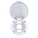 Recessed Cup & Lid Set Stainless Steel Lid / Plastic Cup Arctic White image number 2