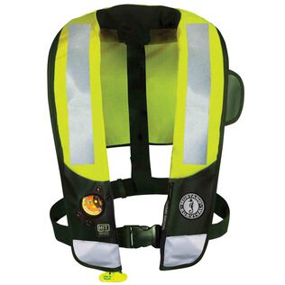 HIT&trade; High Visibility Inflatable Life Jacket (Auto Hydrostatic)