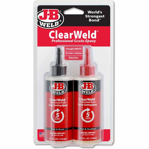 ClearWeld Epoxy Pro Grade, 8 oz. image number 0