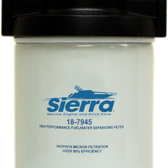 Sierra 18-7986-1 Fuel Filter/Water Separator Kit 3/8" Aluminum Tall image number 0