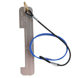 Aluminum Lobster Gauge w/Bungy Wrist Band