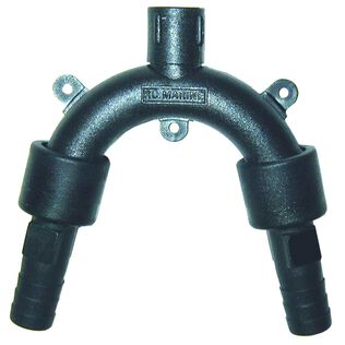 Marelon&reg; Vented Loop, 5/8" Hose Barb, 4 1/2"H x 4"W