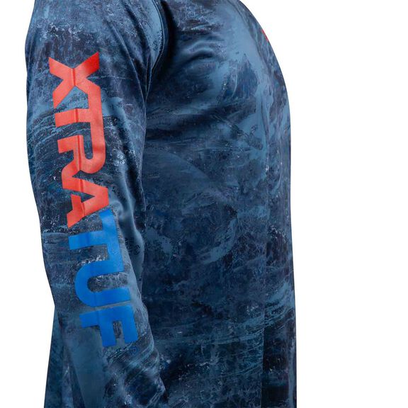 Men's Hooded Realtree Camo UPF Shirt image number 5