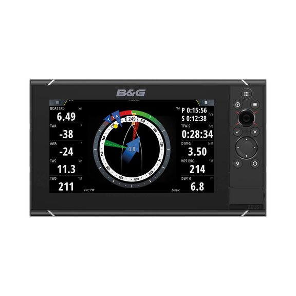 Zeus&sup3; S 9 Multifunction Display with US C-MAP Charts image number 0