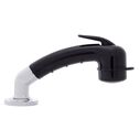 Deck-Mount Sprayer Small Black Sprayer w/Elbow, 6' Stainless Steel Hose, Low Profile Holder image number 2