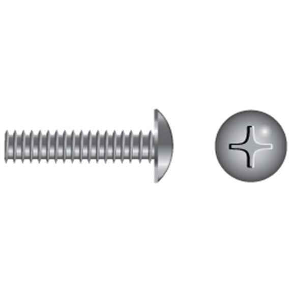 Stainless Steel Phillips Truss-Head Machine Screws image number 0