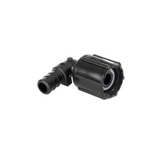 1/2" Barb x 1/2" FPT Swivel Elbow
