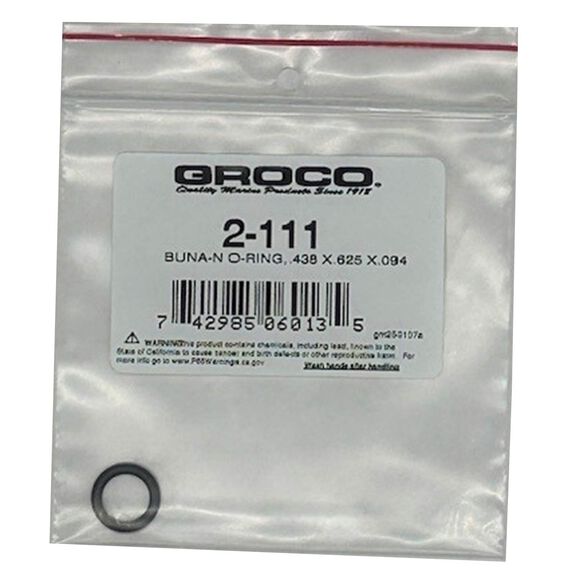 Buna-N O-Ring, 438 X.625 X.094 for ARG-756 Drain Plug image number 0