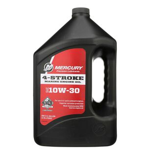 Mercury 10W-30 4-Stroke Mineral Marine Engine Oil, 1 Gallon