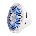 8&rdquo; Marine 2-Way Hybrid Speaker with RGB LED, Compression Driver and Neodymium Magnet, 350W RMS 4-Ohm, Gloss White image number 4