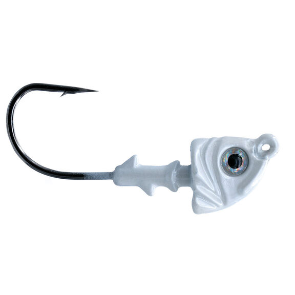 1st Gen Lead Jig Heads, 1oz., White image number 0