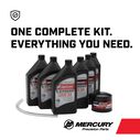 Mercury 8M0188357 SAE 10W-30 4-Stroke Outboard Oil Change Kit for Mercury and Mariner 150hp Outboards image number 1