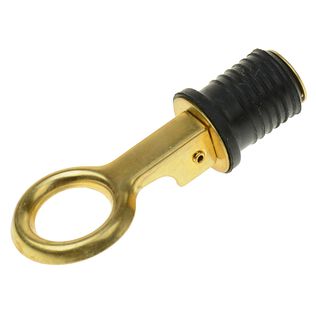 1 1/4" Brass Snap Drain Plug