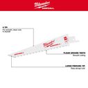 5" 6 TPI Plaster SAWZALL&reg; Blades, 5 Pack image number 1